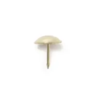 Гвозди ТУНДРА, декоративные, обивочные, 19&times;22 мм, золото, 200 шт.