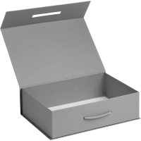 Коробка подарочная Case, 33,8х23,2х9,4см, серая матовая, 1142.11