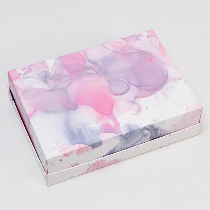 Коробка подарочная «Бант», сиреневая, 21 х 15 х 5 см Коробка подарочная «Бант», сиреневая, 21 х 15 х 5 см