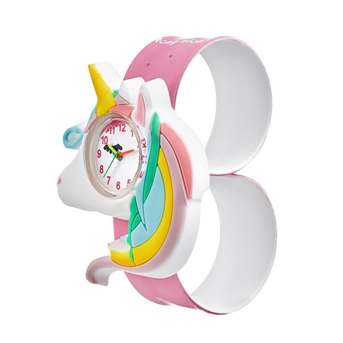 Часы наручные кварцевые детские Часы наручные кварцевые детские "Единорог", ремешок силикон