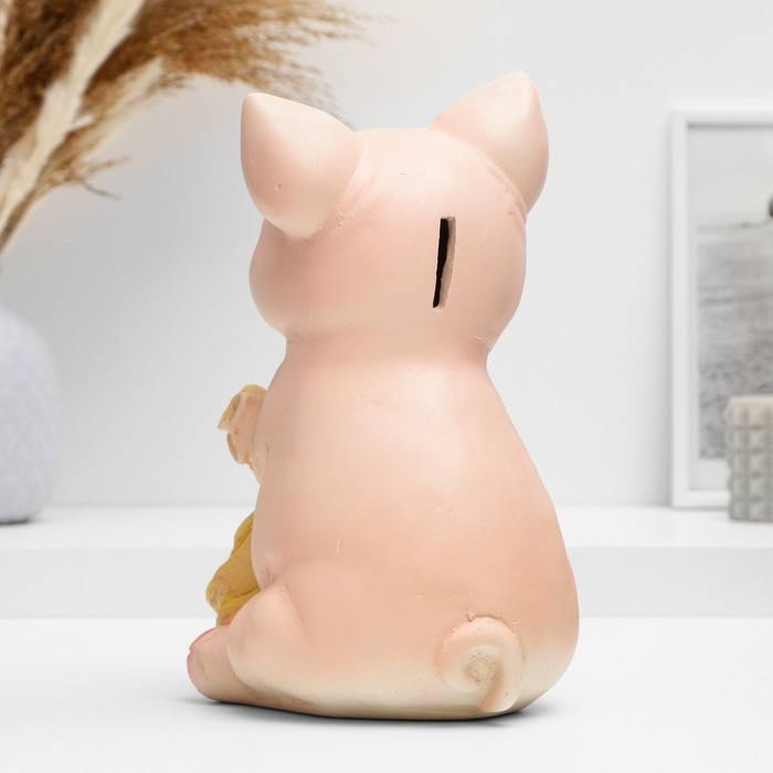 Копилка Копилка "Поросенок большой с мешком" 17х14х24см МИКС