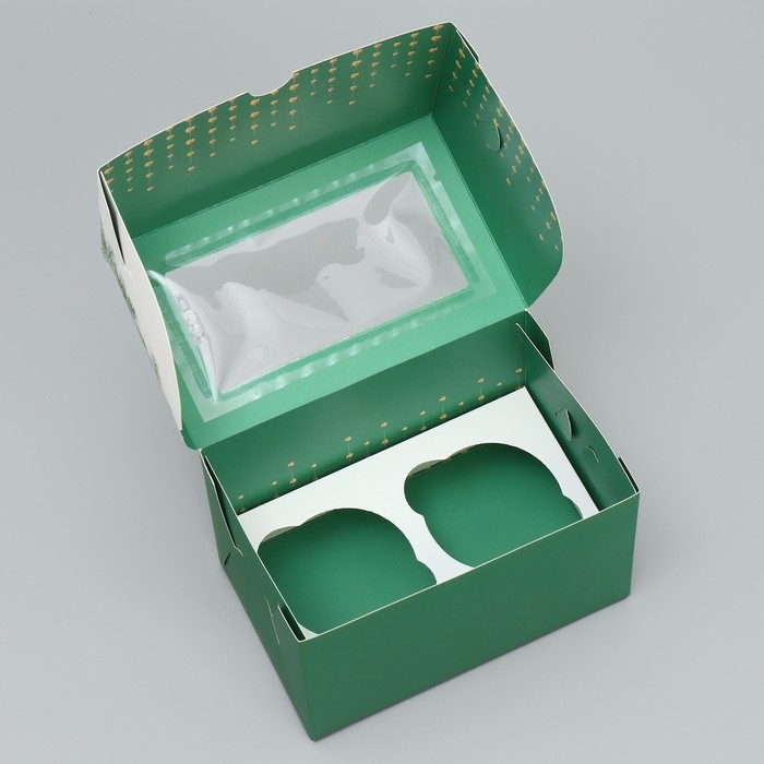 Коробка складная с двусторонним нанесением «С Новым годом!», 16 х 10 х 10 см, Новый год Коробка складная с двусторонним нанесением «С Новым годом!», 16 х 10 х 10 см, Новый год