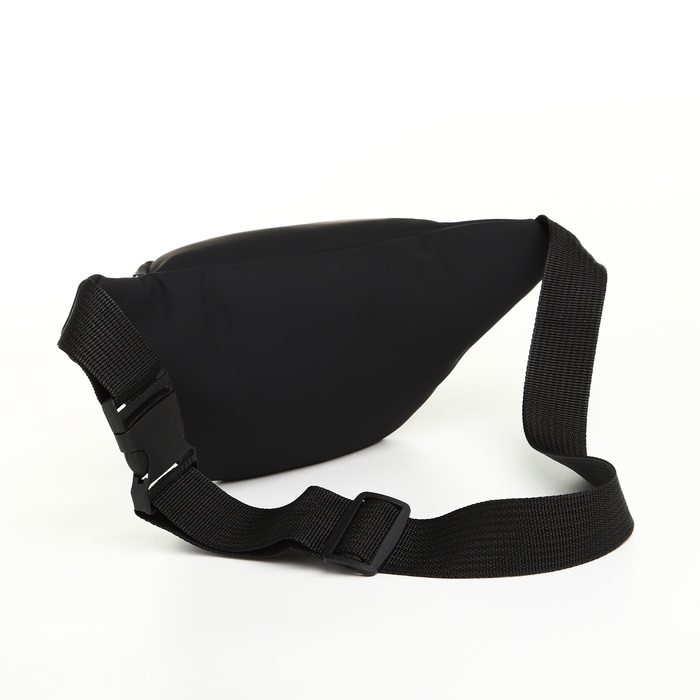 Сумка поясная на молнии, цвет чёрный Сумка поясная на молнии, цвет чёрный