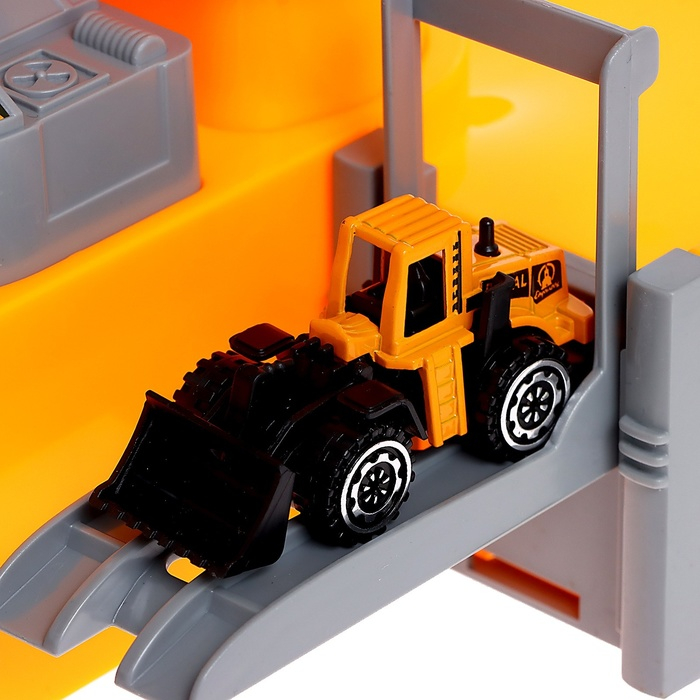 Парковка «Стройплощадка», с 2 металлическими машинами Парковка «Стройплощадка», с 2 металлическими машинами