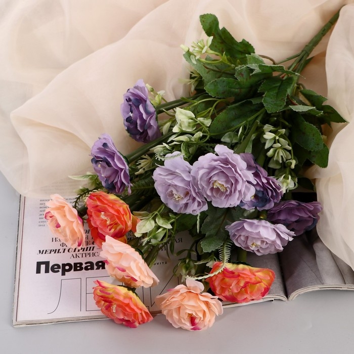 Букет Букет "Роза раскрытая" 5х32 см, микс