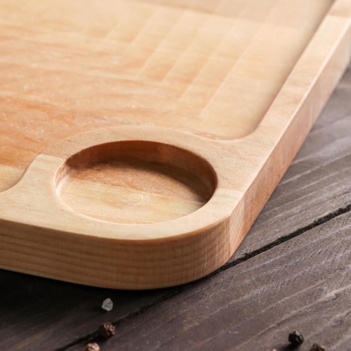 Доска сервировочная Доляна, 35×23×1,8 см, пропитка маслом, берёза Доска сервировочная Доляна, 35×23×1,8 см, пропитка маслом, берёза