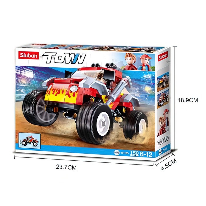 Конструктор внедорожник &laquo;Бигфут&raquo; Sluban Город, 150 деталей, 6+