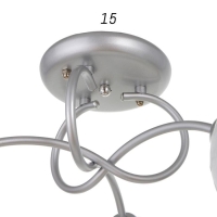 Люстра 1085/3SL 40Вт Е27 серебро 54х54х24 см BayerLux