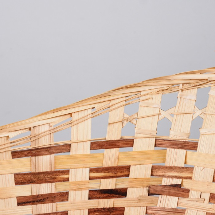 Корзина  Корзина "Ладья", большая, 47х33х22 см, бамбук