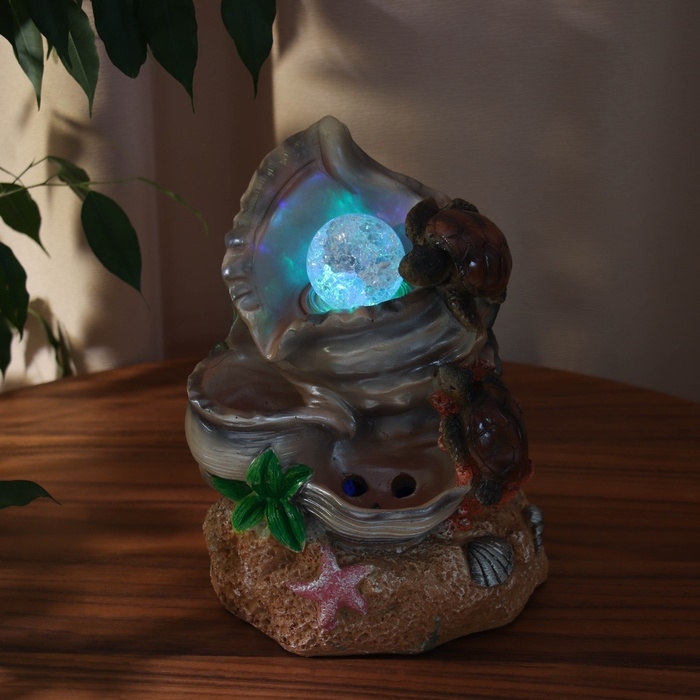 Фонтан Фонтан "Семья черепашек" 25х16 см (с подсветкой)