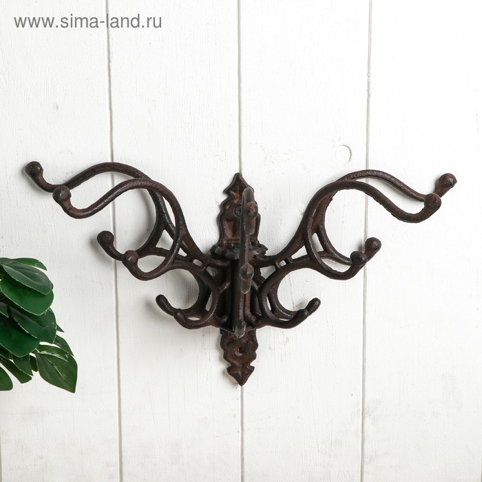 Крючки декоративные металл Крючки декоративные металл "Изгибы" 18х19,5х34 см