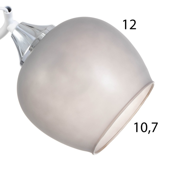 Люстра Люстра "Либи" 2х60Вт Е27 Белый 47х15,5х24см