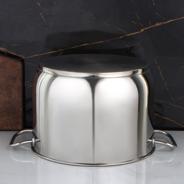 Кастрюля «Профи», 20 л, d=34 см, капсульное дно, индукция