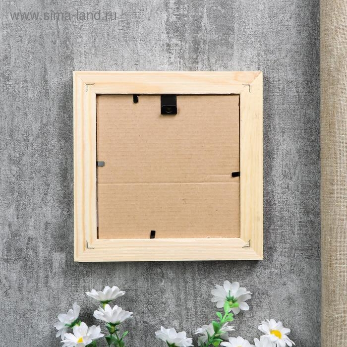 Фоторамка сосна 35 13х13 см бесцветная Фоторамка сосна 35 13х13 см бесцветная