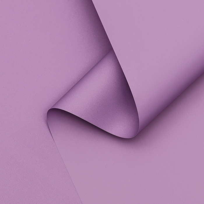 Пленка матовая 0,5х10м 65мкм, пастельная серия, светлая сирень Пленка матовая 0,5х10м 65мкм, пастельная серия, светлая сирень