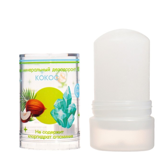 Минеральный дезодорант   Минеральный дезодорант  "Кокос" 120 г