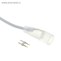 Гибкий неон Luazon Lighting 16 мм круглый, IP65, 50 м, SMD2835, 120 LED/м, 220 В, свечение синее