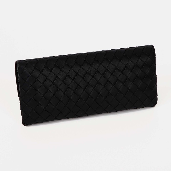 Футляр для очков на резинке, длина 16,8 см, цвет чёрный Футляр для очков на резинке, длина 16,8 см, цвет чёрный