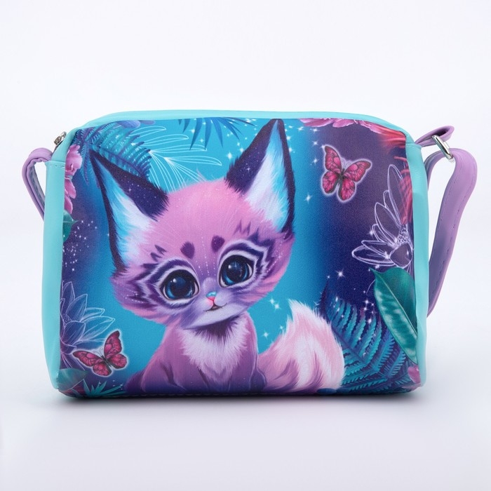 Сумка детская для девочки «Котик в джунглях» Сумка детская для девочки «Котик в джунглях»