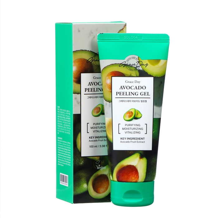 Пилинг-гель для лица Grace Day, отшелушивающий, с авокадо, 100 мл Пилинг-гель для лица Grace Day, отшелушивающий, с авокадо, 100 мл