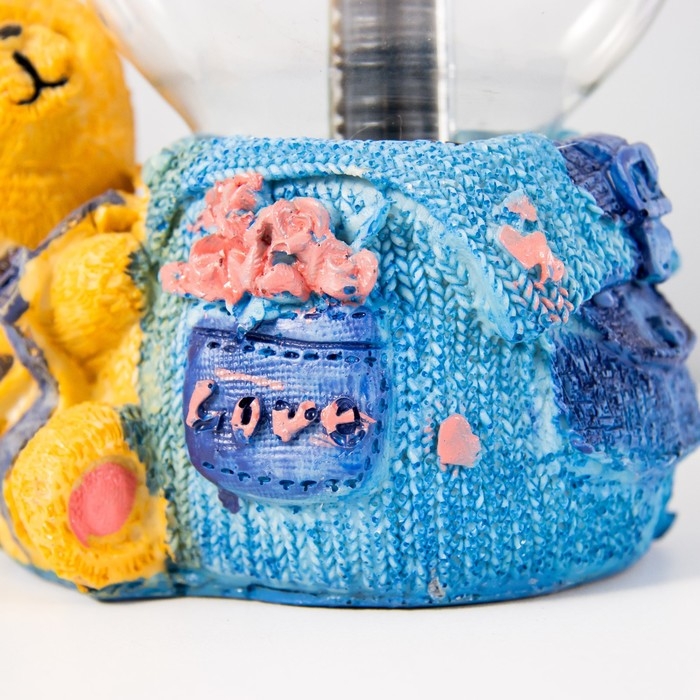 Плазменный шар "Мишка идет в поход", 17 см RISALUX