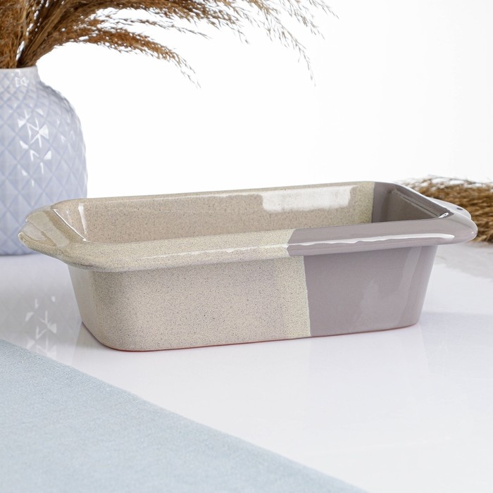 Емкость для запекания Емкость для запекания "Трапеза прямоугольная" 1л / 6,5х27х14,5см, сумерки