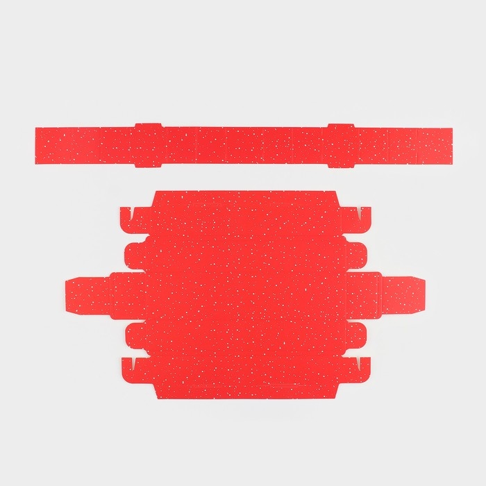 Коробка для конфет, кондитерская упаковка, 5 ячеек, «Снежный город», 5 х 21 х 3.3 см, Новый год