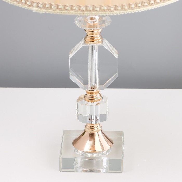 Настольная лампа Настольная лампа "Жаклин" Е27 40Вт золото 30х30х49 см RISALUX