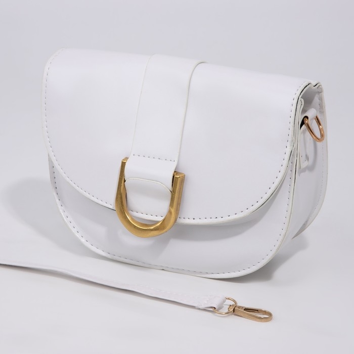 Сумка-мессенджер на магните, цвет белый Сумка-мессенджер на магните, цвет белый