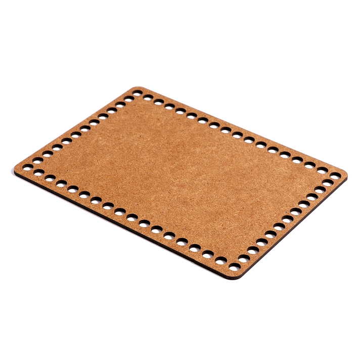 Донышко для вязания,прямоугольник — 20 × 15 см, хдф 3 мм Донышко для вязания,прямоугольник — 20 × 15 см, хдф 3 мм