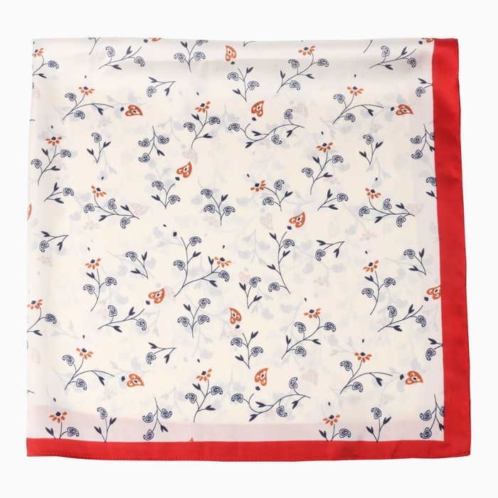 Платок женский MINAKU р-р 70*70 см, цв. белый Платок женский MINAKU р-р 70*70 см, цв. белый