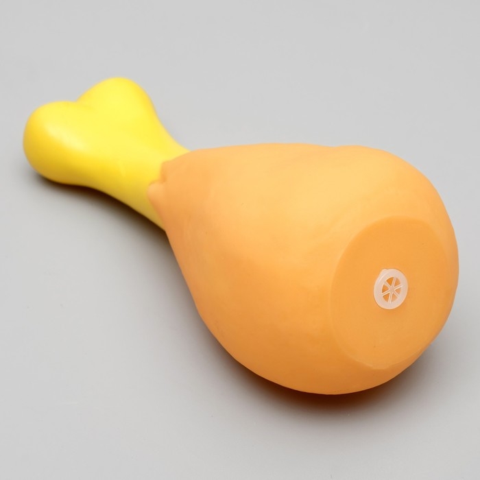 Игрушка пищащая  Игрушка пищащая "Куриная голень гриль" для собак, 12,5 см, микс цветов