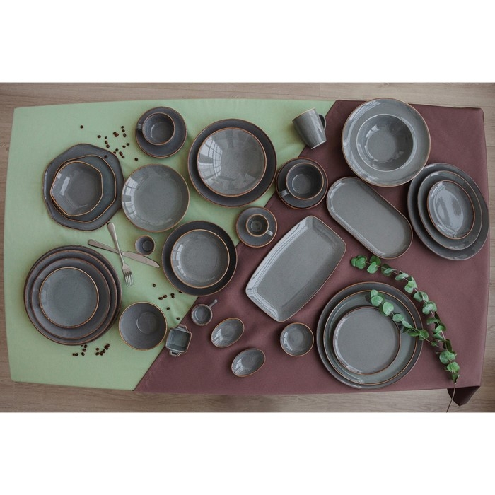 Чашка чайная Dark Grey, 250 мл, фарфор, цвет тёмно-серый Чашка чайная Dark Grey, 250 мл, фарфор, цвет тёмно-серый