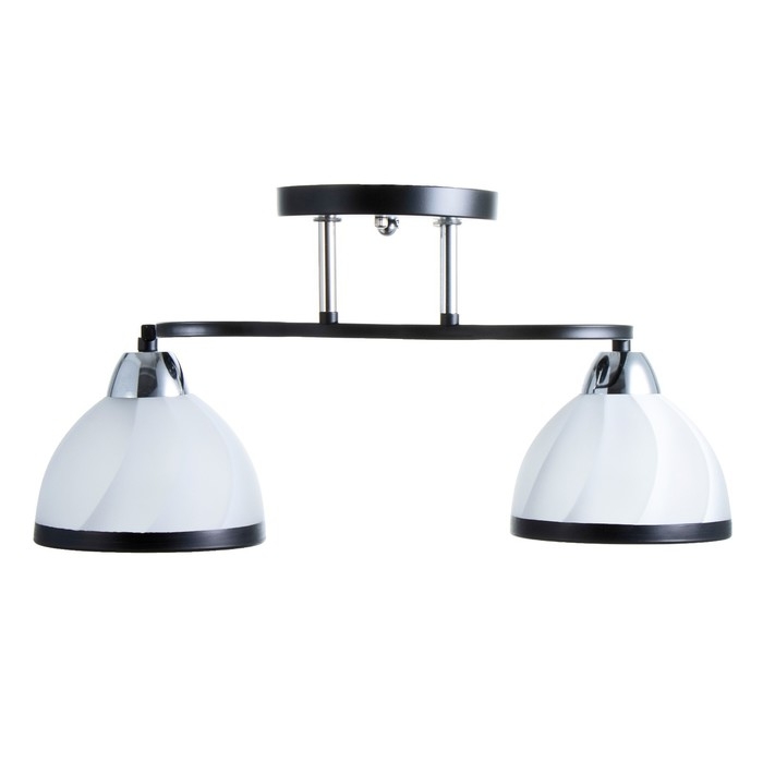 Люстра Люстра "Ариса" 2хЕ27 40Вт чёрный 46х15х22 см BayerLux