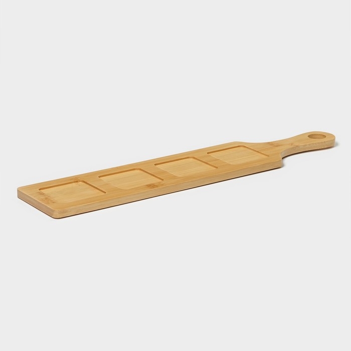 Набор соусников керамический на бамбуковой подставке BellaTenero «Сердце», 4 предмета: 125 мл, цвет белый Набор соусников керамический на бамбуковой подставке BellaTenero «Сердце», 4 предмета: 125 мл, цвет белый