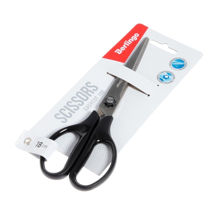 Ножницы 18cм Berlingo Ножницы 18cм Berlingo "Easycut 100", европодвес