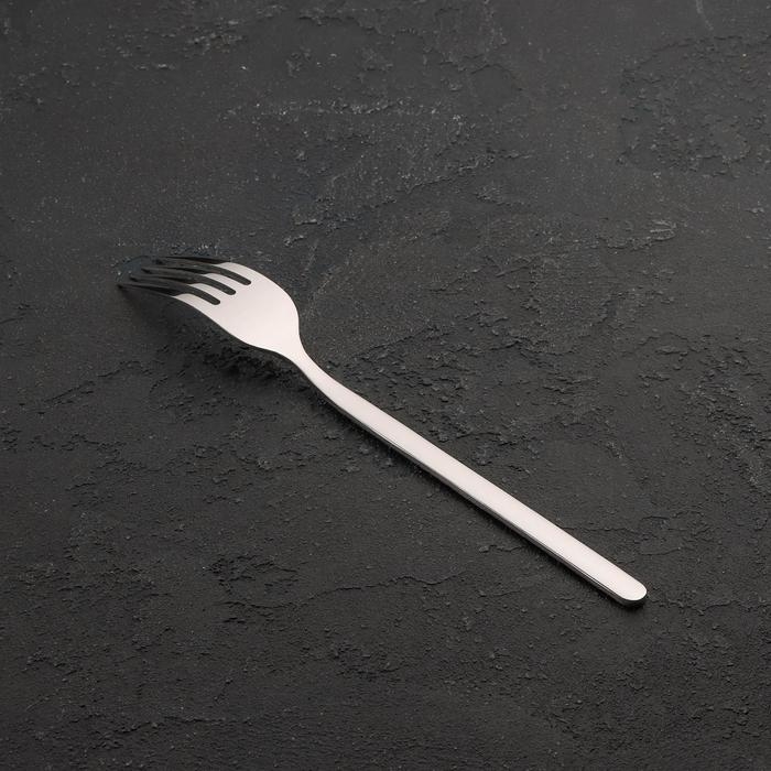 Вилка столовая из нержавеющей стали Magistro «Олин», h=21 см, цвет серебряный Вилка столовая из нержавеющей стали Magistro «Олин», h=21 см, цвет серебряный