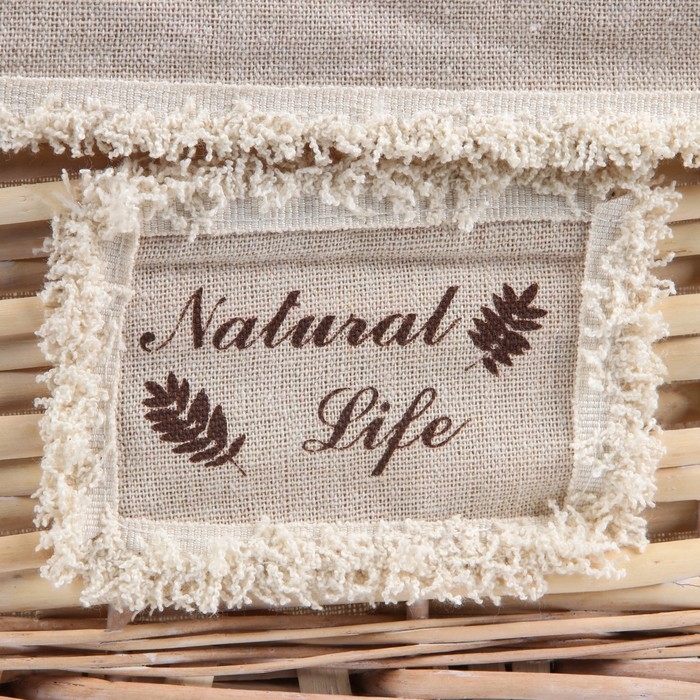 Корзина стеллажная Корзина стеллажная "Natural Life", 40х31х17 см