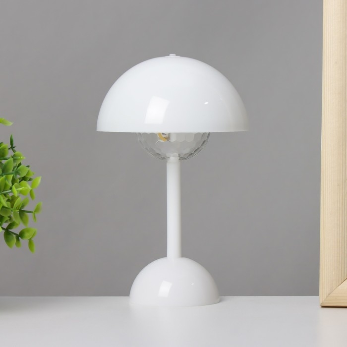 Ночник Ночник "Кьют" LED от батареек 3хLR44 белый 10х10х17 см RISALUX