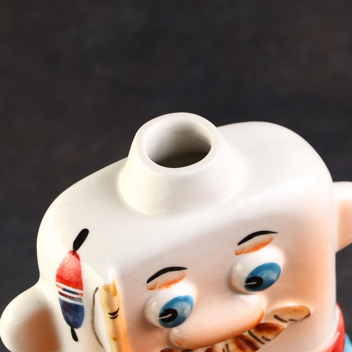 Штоф фарфоровый «Рыбак», 0.35 л, в упаковке книге Штоф фарфоровый «Рыбак», 0.35 л, в упаковке книге