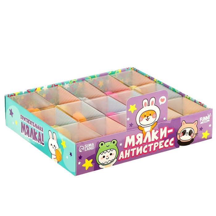 Мялка-антистресс «Единорог», цвет МИКС Мялка-антистресс «Единорог», цвет МИКС