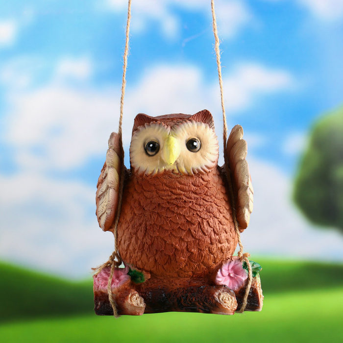 Подвесной декор Подвесной декор "Совенок", 12х14х15см