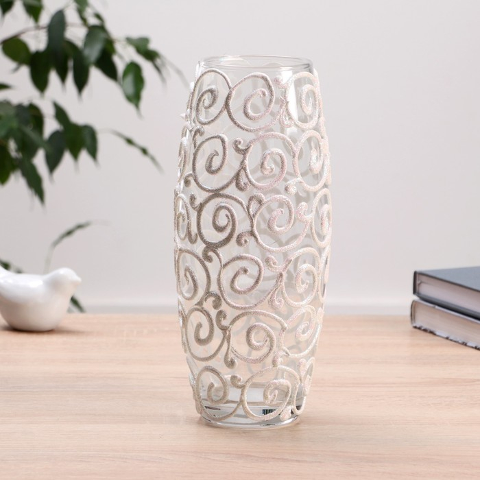 Ваза Ваза "Ажурная" 25 см белая