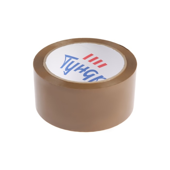 Лента клейкая ТУНДРА, коричневая, 45 мкм, 48 мм х 66 м Лента клейкая ТУНДРА, коричневая, 45 мкм, 48 мм х 66 м