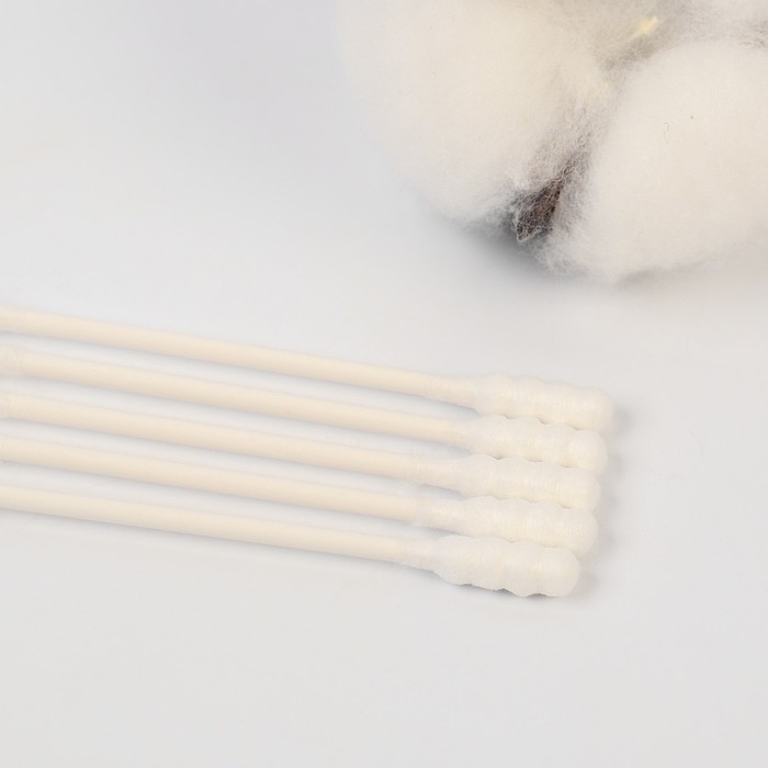 Ватные палочки, пакет 100 шт.,  наконечник - спираль | классика, хлопок/бумага(стик) Ватные палочки, пакет 100 шт.,  наконечник - спираль | классика, хлопок/бумага(стик)