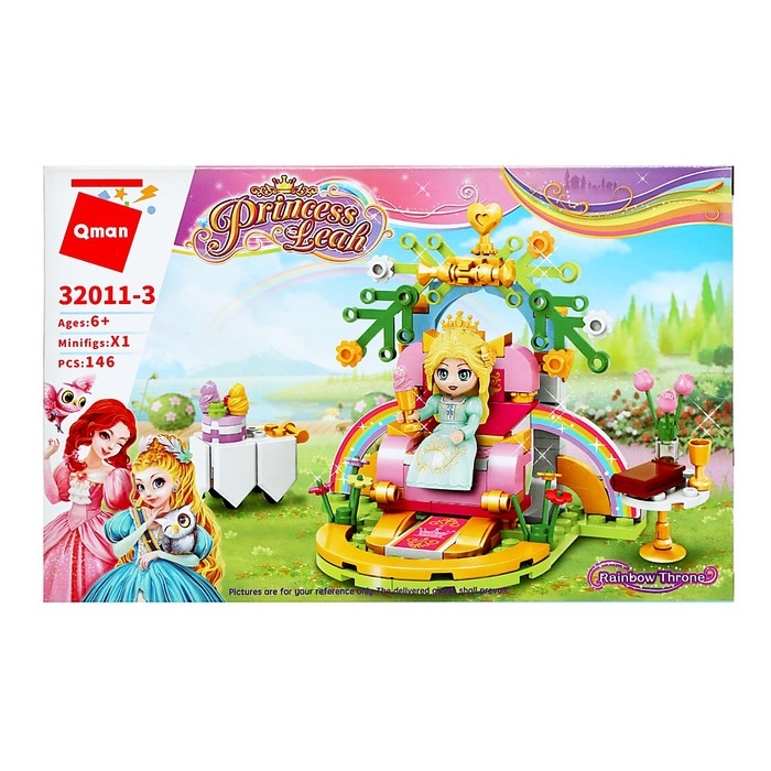 Конструктор «Принцессы. Сон цветов и Радуги», 4 вида, цвет МИКС Конструктор «Принцессы. Сон цветов и Радуги», 4 вида, цвет МИКС