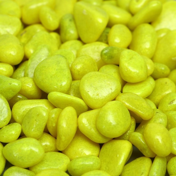 Галька декоративная, флуоресцентная, лимонная, фр. 5-10 мм, 350 г Галька декоративная, флуоресцентная, лимонная, фр. 5-10 мм, 350 г