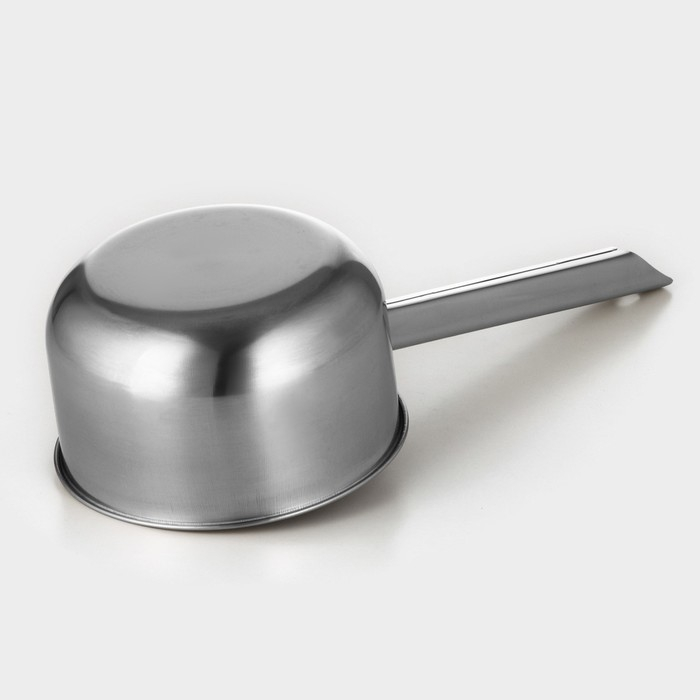 Ковш из нержавеющей стали с длинной ручкой, 1,8 л, 41×16×9,5 см, металлическая ручка, цвет серебряный Ковш из нержавеющей стали с длинной ручкой, 1,8 л, 41×16×9,5 см, металлическая ручка, цвет серебряный