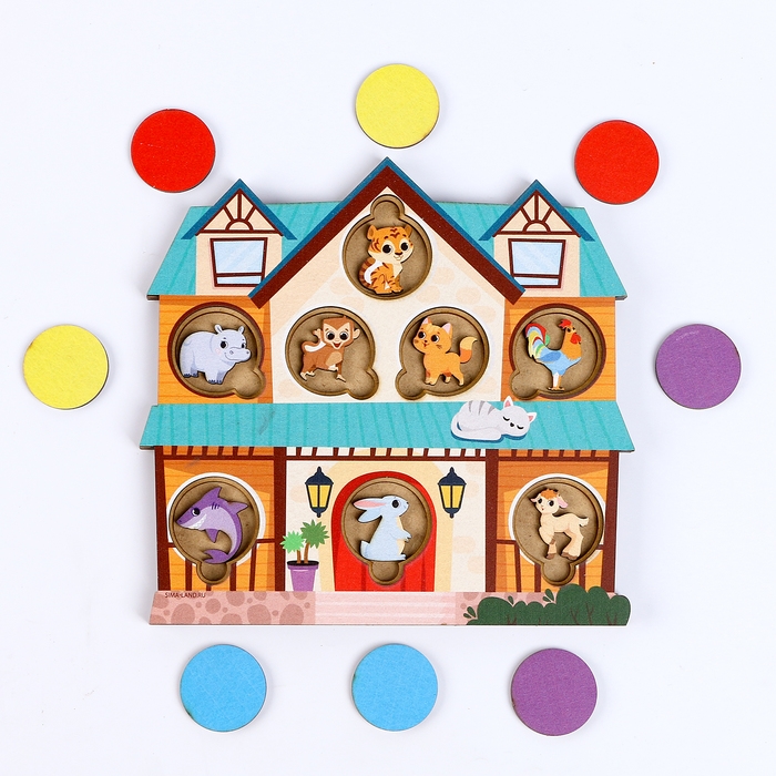 Головоломка «Прятки в домике» Головоломка «Прятки в домике»