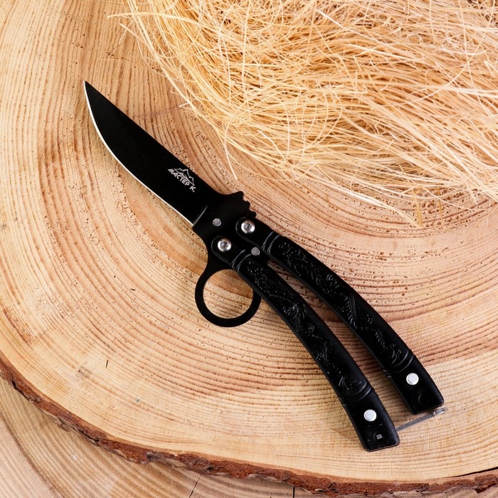 Нож-бабочка Нож-бабочка "Дракон" 16см, клинок 86мм/1мм